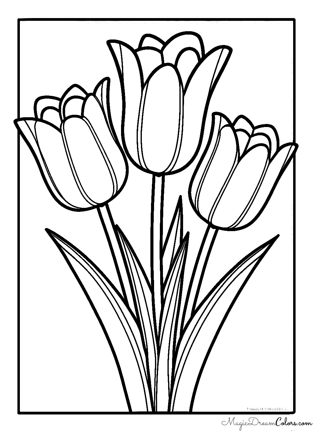 Blume Druckvorlage | | MagicDreamColors